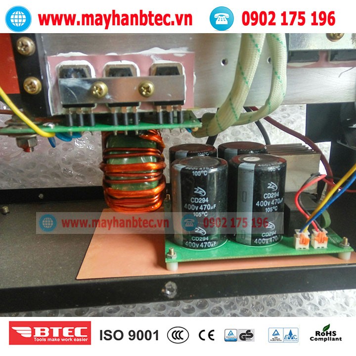 Máy hàn chuyên que hàn 3.2li dùng xưởng chính hãng BTEC 200 xác lớn Thương hiệu Nhật Bản