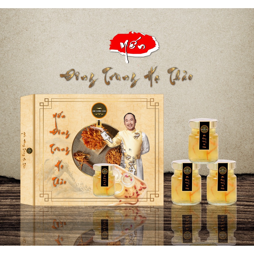 YẾN ĐÔNG TRÙNG HẠ THẢO KIM CƯƠNG VÀNG - HỘP GIẤY (có lựa chọn đường ăn kiêng) TẶNG 1 HỘP ĐTHT MINI | BigBuy360 - bigbuy360.vn