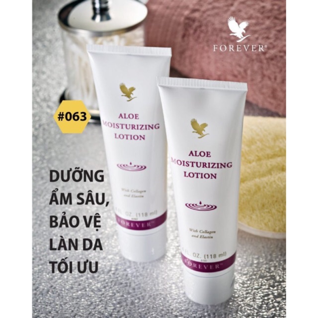 Aloe Moisturizing Lotion 063 Flp | Kem Dưỡng Ẩm Lô Hội Aloe Vera  🔍