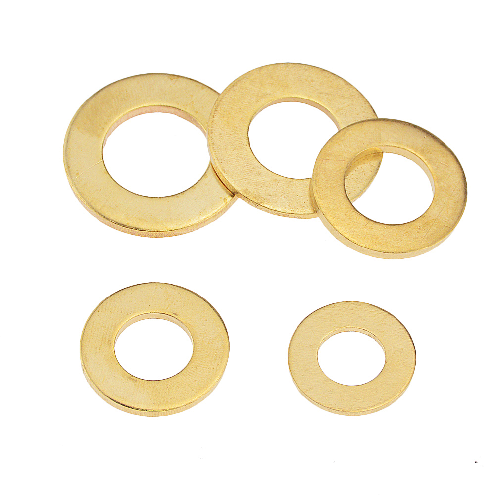 Set 100 Vòng Đệm Phẳng Bằng Đồng Chuyên Dụng Cho M3 m4 m5 m6 m8 m10 m12 m14 m16 m20 M3 X 6X0.5 m5 X 10X0.8