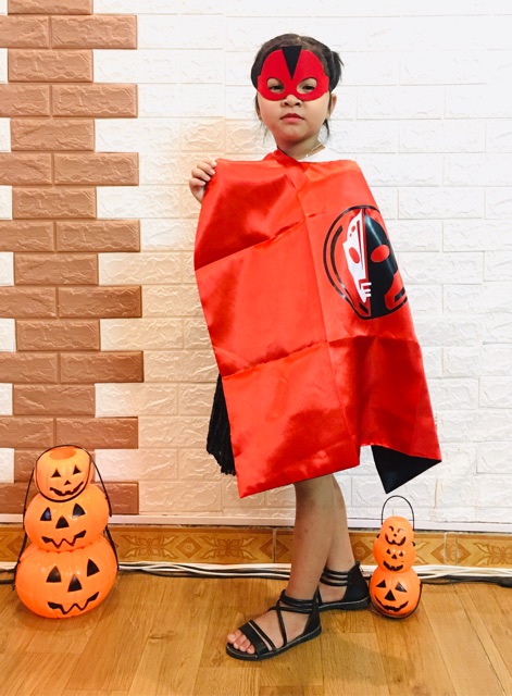 Áo choàng siêu nhân kèm mặt nạ hoá trang haloween