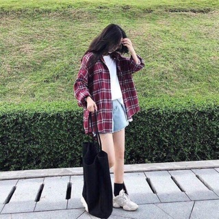 ÁO SƠ MI KẺ NỮ