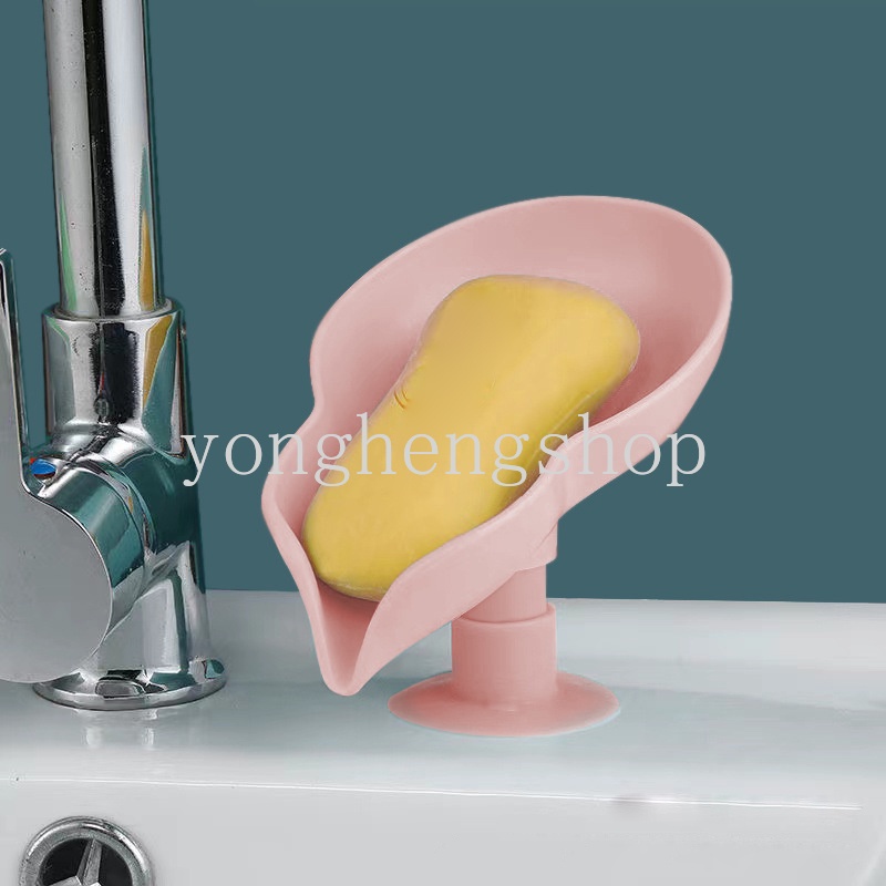 Khay đựng xà phòng có giác hút chống trượt thiết kế dễ thương sáng tạo cho nhà bếp/phòng tắm