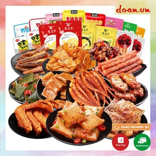 set 100 món đồ cay đóng gói