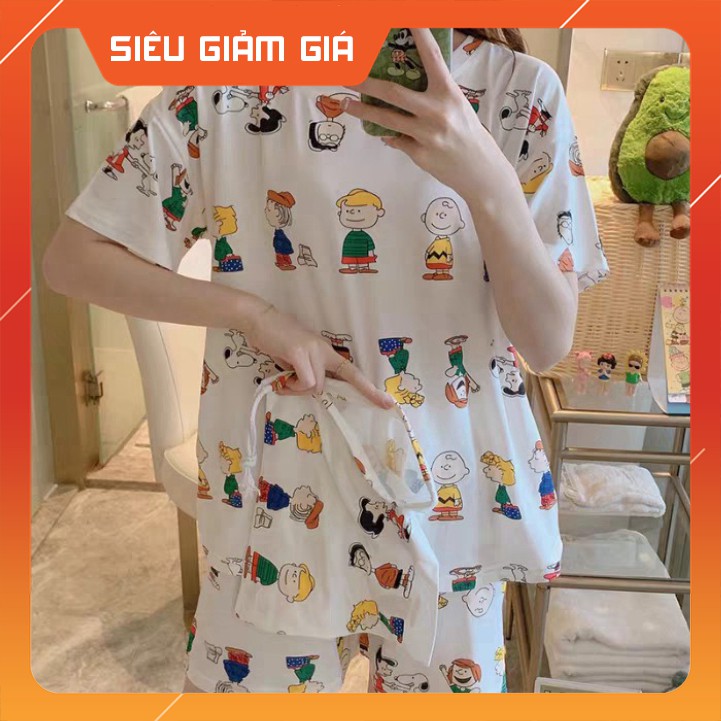 [Mặc Là thích] BỘ NGỦ HÌNH KAWS QUÁI VẬT - SET BỘ HÌNH CẬU BÉ - BỘ MẶC NHÀ HÌNH CHÓ CÚN CUTE