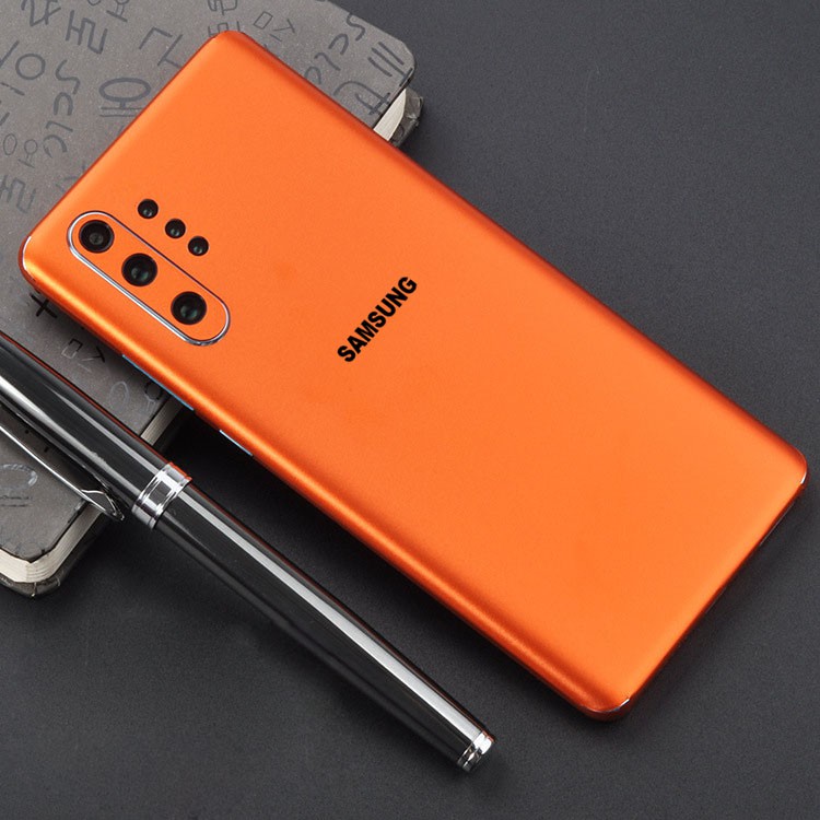 Miếng dán skin lưng và viền cho samsung Note 10 , samsung Note 10 plus