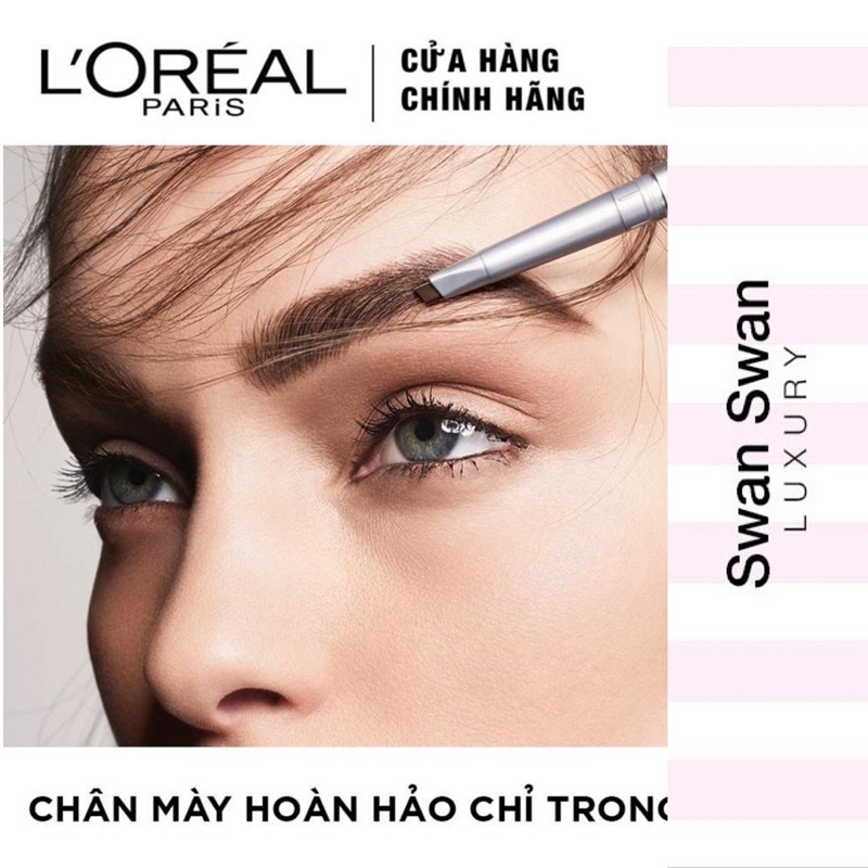 Chì Mày Loreal Brow Artist Expert 102 Nâu Xám