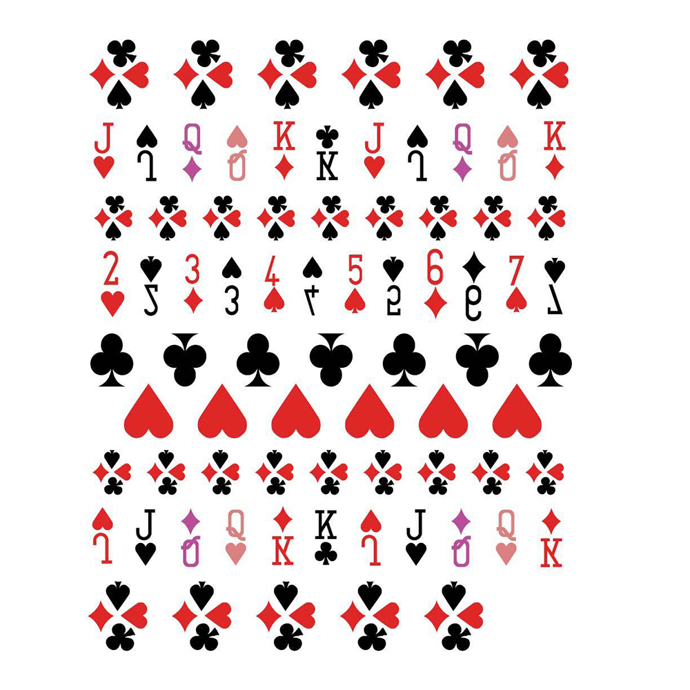 (Hàng Mới Về) Set 10 Tấm Nhãn Dán Trang Trí Móng Tay Nghệ Thuật Họa Tiết Lá Bài Poker 3D Độc Đáo
