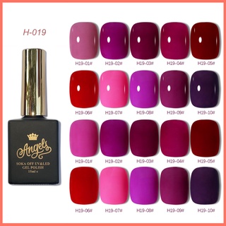 Angels Sơn móng tay chuỗi màu tím, Angels UV gel polish AH19