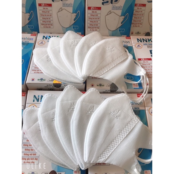 Khẩu Trang 5D Mask NNK Cao Cấp,Dày Ôm Kín(Hộp 10c)
