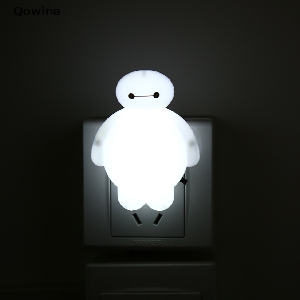 Bóng đèn ngủ LED Qowine BayMax 6 tiết kiệm năng lượng hình anh hùng dễ thương cho bé