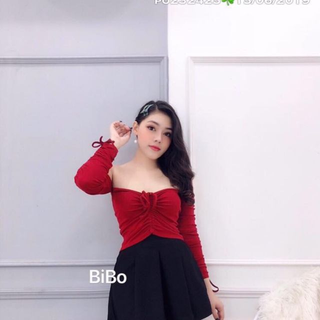 Áo thun kiểu chất vải thun gân ( 50 kg trở lại)