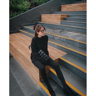 Quần legging HM auth bản cạp to