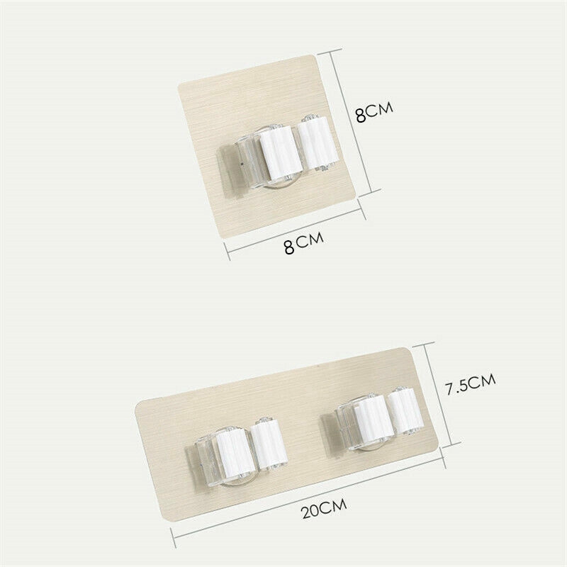 Móc dán tường treo cây lau nhà đa chức năng