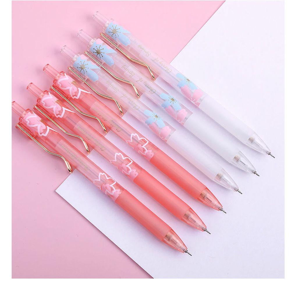 AUGUSTINA Bút Chì Vẽ Phác Thảo Tự Động Họa Tiết Hoa Anh Đào Kawaii Chất Lượng Cao