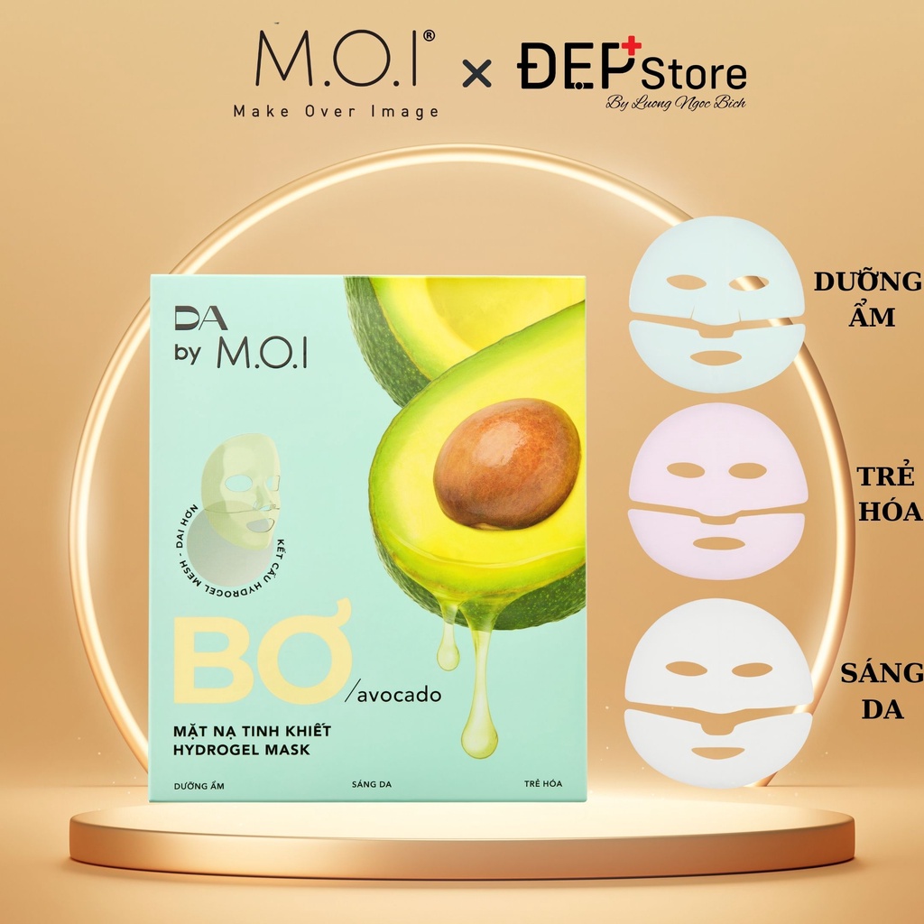 Mặt nạ bơ tinh khiết dạng gel M.O.I Cosmetics 10g