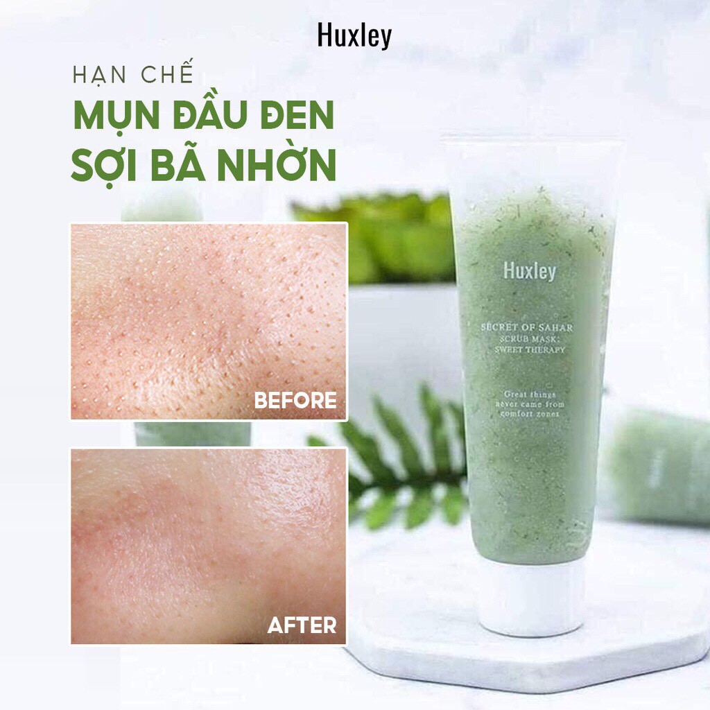 Tẩy tế bào chết Huxley Scrub Mask Therapy 30g chiết xuất từ xương rồng | BigBuy360 - bigbuy360.vn
