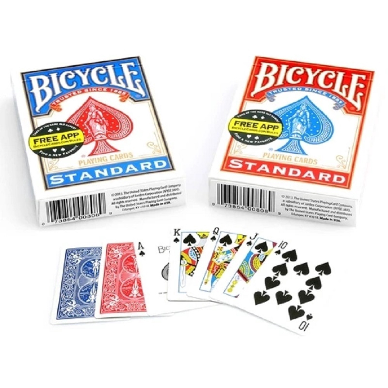 Set 2 Bộ Bài Bicycle Standard Playing Cards, Thẻ Sưu Tập USPCC, Trò Chơi Thẻ Ma Thuật, Đạo Cụ Ảo Thuật Cho Nhà Ảo Thuật