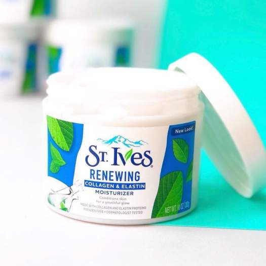 KEM TẨY TẾ BÀO CHẾT ST.IVES / RENEWING COLAGEN  ELASTIN 283G
