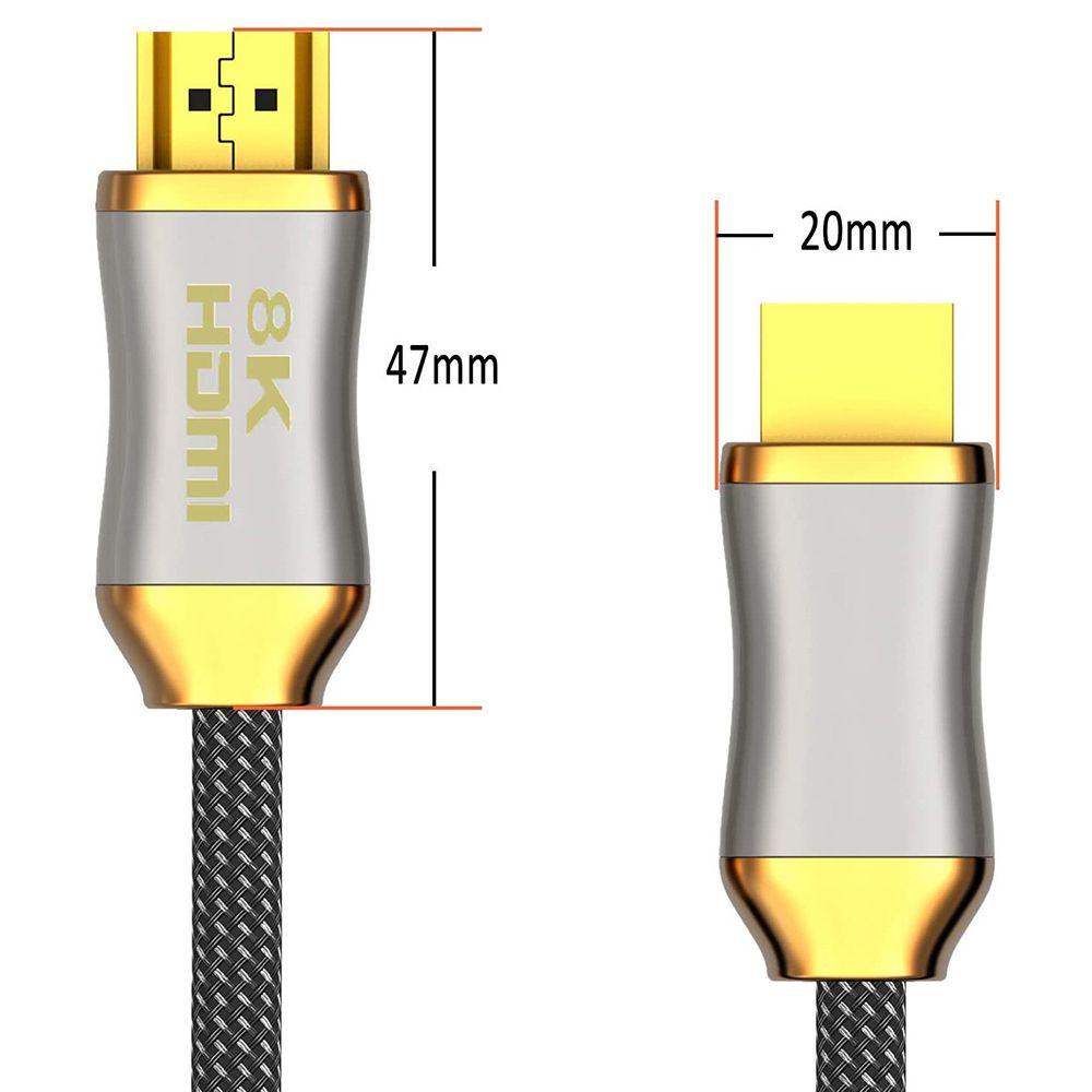MYRONGVN Dây CáP HDMI 48Gbps 1m / 1.5m / 3m / 5m Chuyên DụNg Cho MáY ChiếU PS5 PS4