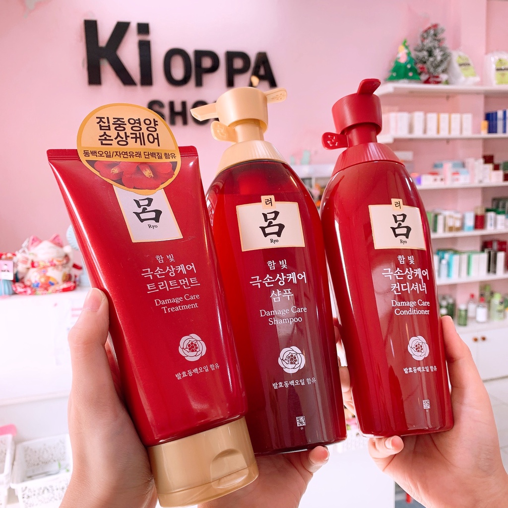 Dầu gội, dầu xả, dầu ủ tóc thảo dựợc Ryo ( Shampoo, Conditioner, Treatment )