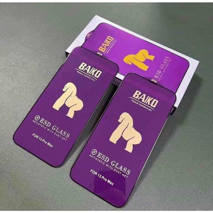 Kính cường lực iPhone KingKong BAIKO Tím Full màn cho iPhone 15 Pro Max14 Pro Max 13 Pro Max 12 Pro Max 11 Pro Max