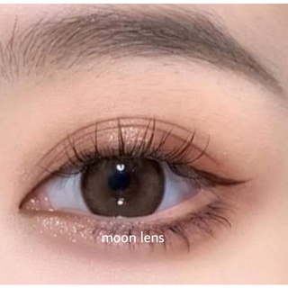 Lens (kính áp tròng) xám nâu giãn vừa