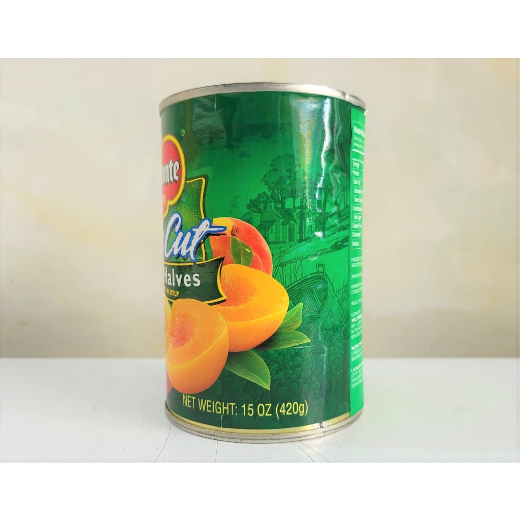 [Hộp 420g] ĐÀO CẮT NỬA TRÁI NGÂM NƯỚC ĐƯỜNG [South Africa] DEL MONTE Yellow Peaches in Syrup (ttdt)