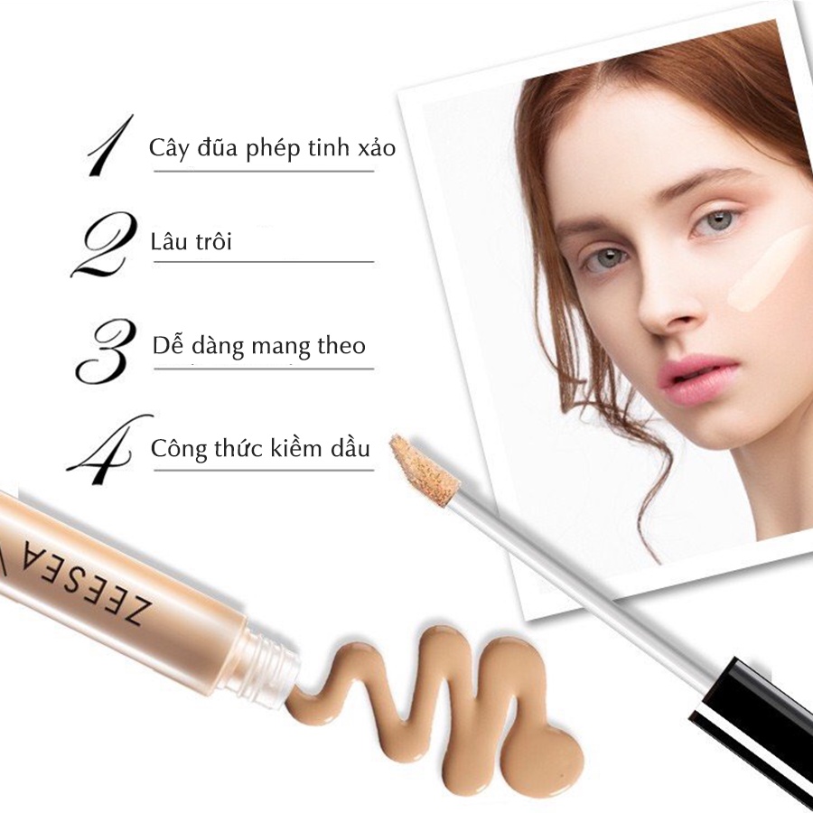 Kem Che Khuyết Điểm Hoàn Hảo ZEESEA Flawless Concealer