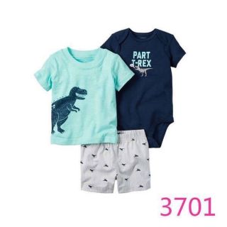 Set Carter 03 chi tiết quần áo body cho bé trai 6 -24 tháng