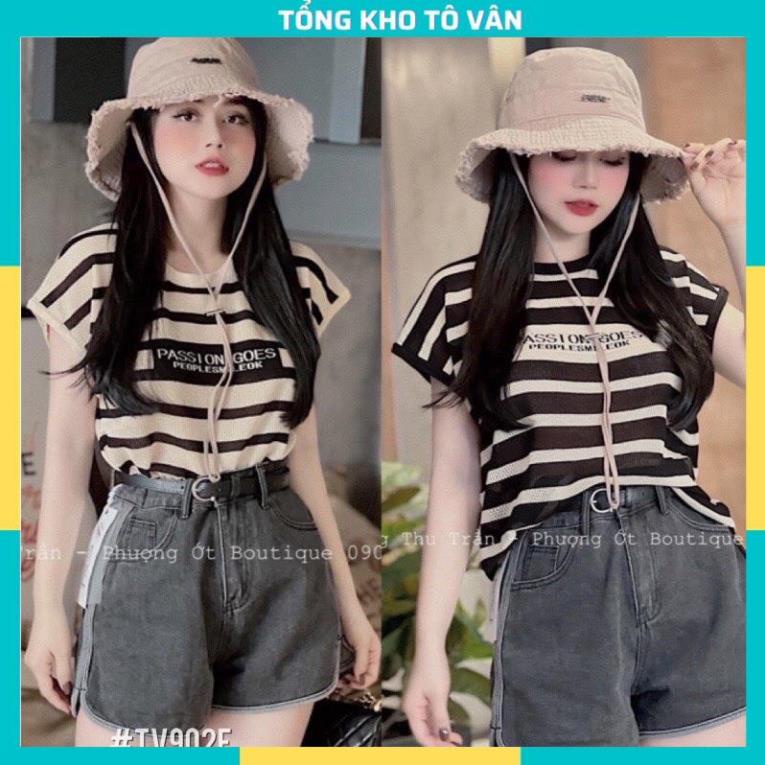 💓💓ÁO LEN KẺ 3 LỖ SẴN HÀNG TẠI SHOP _V3TSHOP