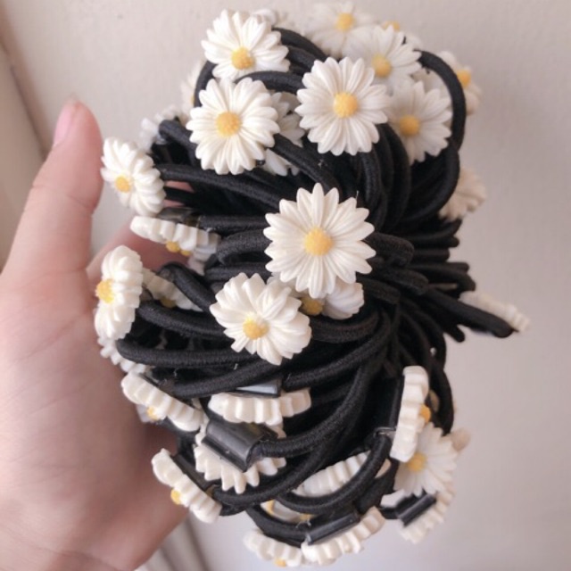 Dây buộc tóc hoa cúc