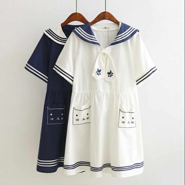 Váy thủy thủ cute