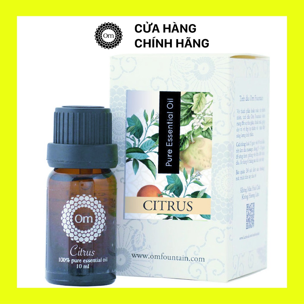 Tinh dầu Bưởi Cam Quýt (Citrus) 10ml - Om Fountain