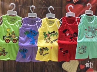 Set 5 bộ sát nách cho bé trai bé gái