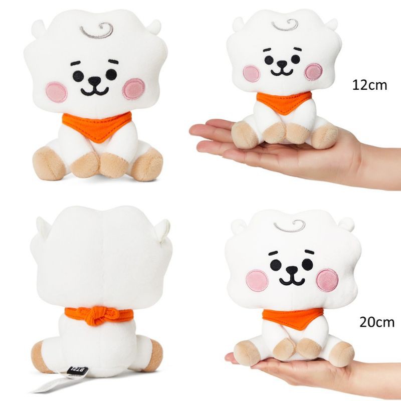 Gấu bông BTS BT21 baby Sitting Doll & Pongpong