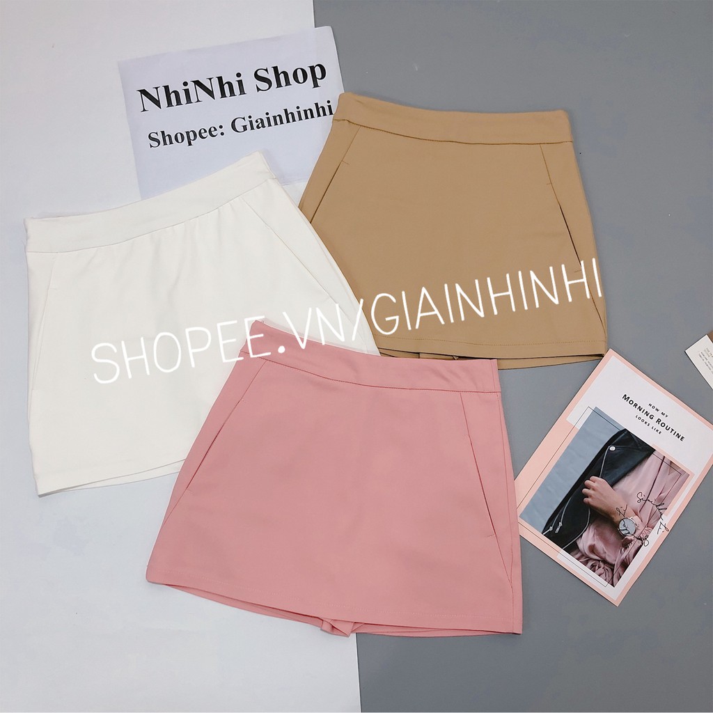 Chân váy dáng A, Chân váy Umi có lót quần khóa sườn CV253 - NhiNhi Shop | BigBuy360 - bigbuy360.vn