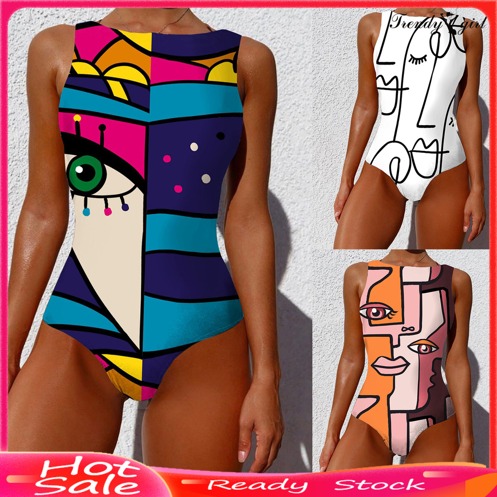 Đồ Tắm Một Mảnh In Họa Tiết Hoạt Hình Quyến Rũ Dành Cho Nữ