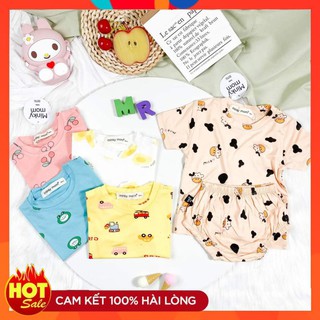 Đồ Bộ Mùa Hè Cho Bé Gái Bộ Cộc Tay Bé Gái Hàng Thun Lạnh Minky Mom Họa 5 Màu Cực Đẹp Cho Bé Yêu Size 4 - 16 kg