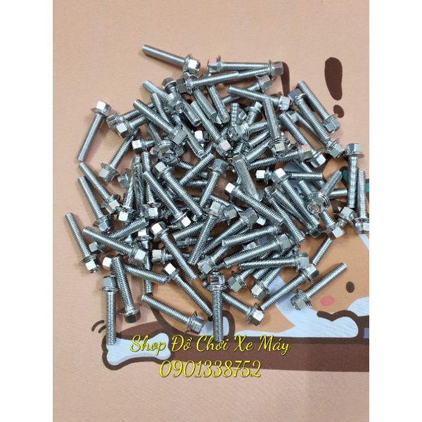 Ốc thái 6li đầu trụ inox 304 không gỉ có đủ size