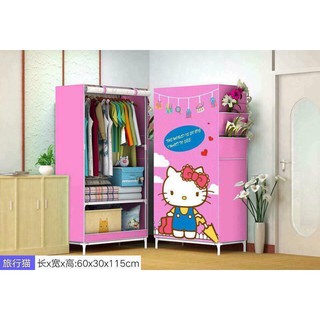 TỦ QUẦN ÁO 1 BUỒNG HELLO KITTY