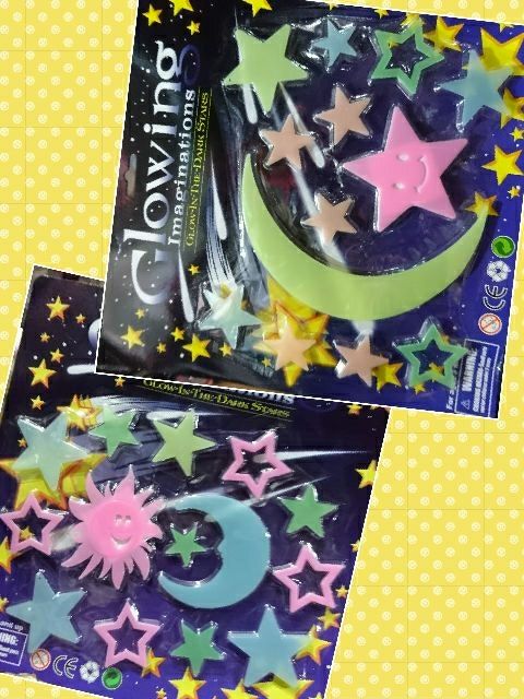 Combo 10 vỉ sao phát sáng, dạ quang