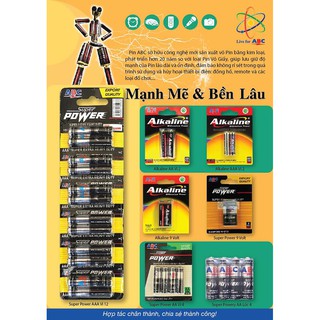 Pin ABC Alkaline AA Vỉ 2