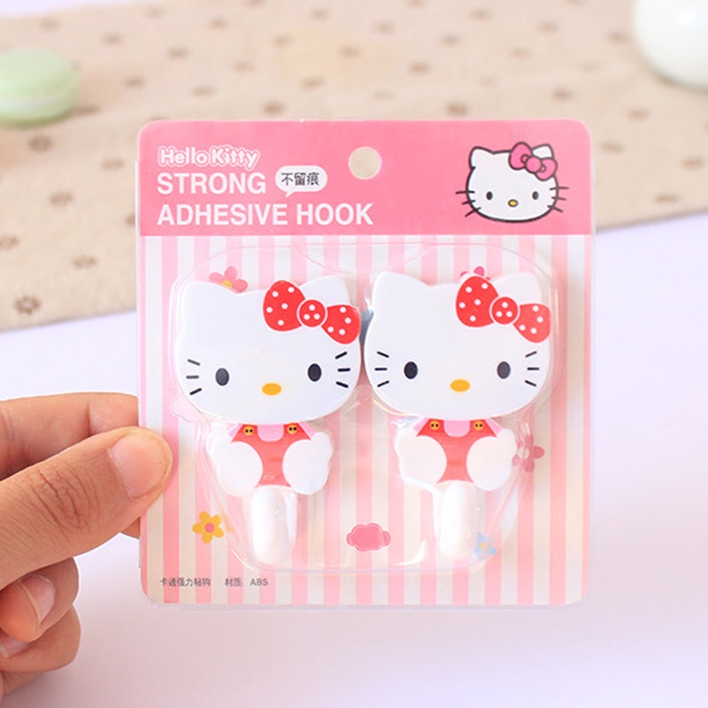 Móc Dán Tường Siêu Dính Hình Hoạt Hình Dễ Thương