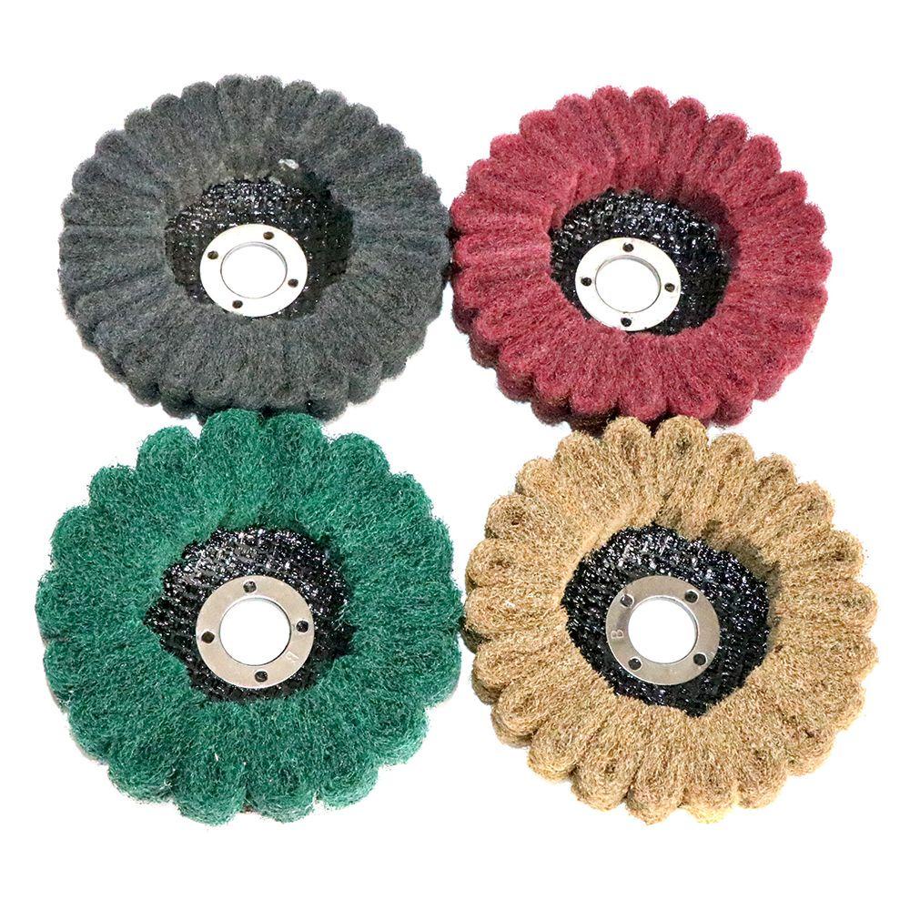 KRNY Tấm Lót Đánh Bóng Bằng Sợi Nylon Không Dệt 4 inch