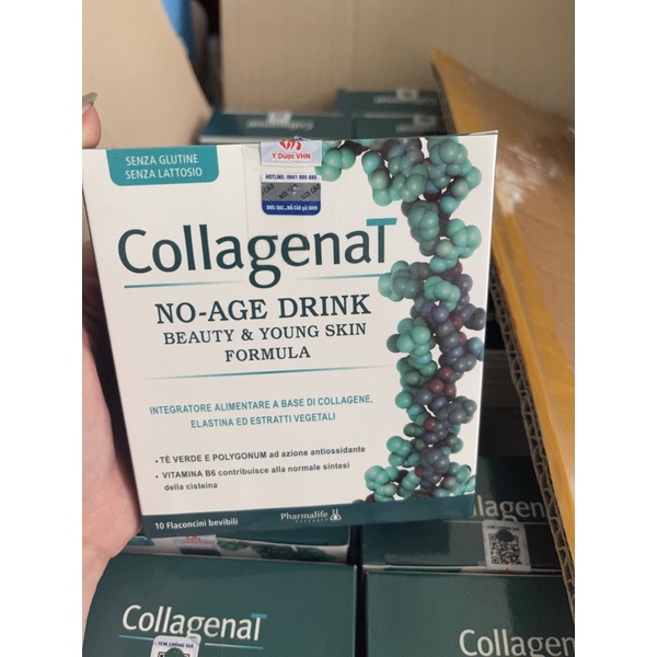 Collagen Collagenat thuỷ phân nhập khẩu từ Châu Âu hộp 10 lọ