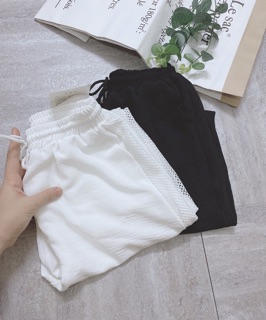 Quần đũi ngố pha lưới cá tính( hàng loại 1)