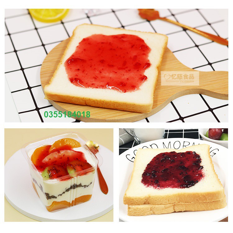 Mứt dâu sensini pha chế trà sữa - trà hoa quả hộp 1.36kG