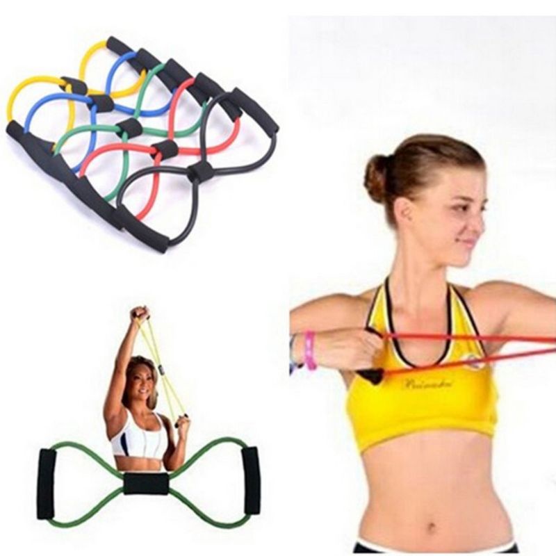 Dây kéo đàn hồi gym tập tay vai ,dây đàn hồi số 8