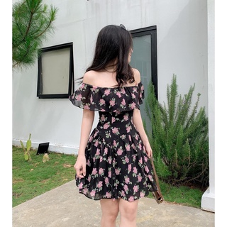 Đầm Angela - Đầm trễ vai thun ngực